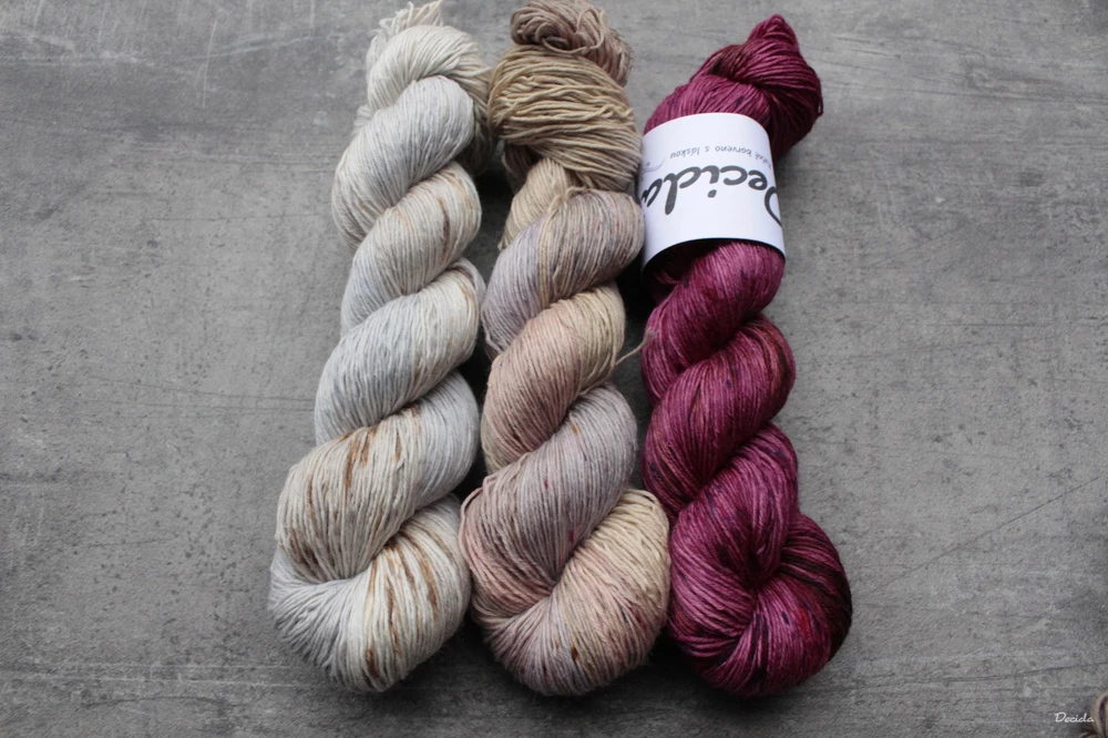 "Burgundy" -  extra MERINO se sw 3mm