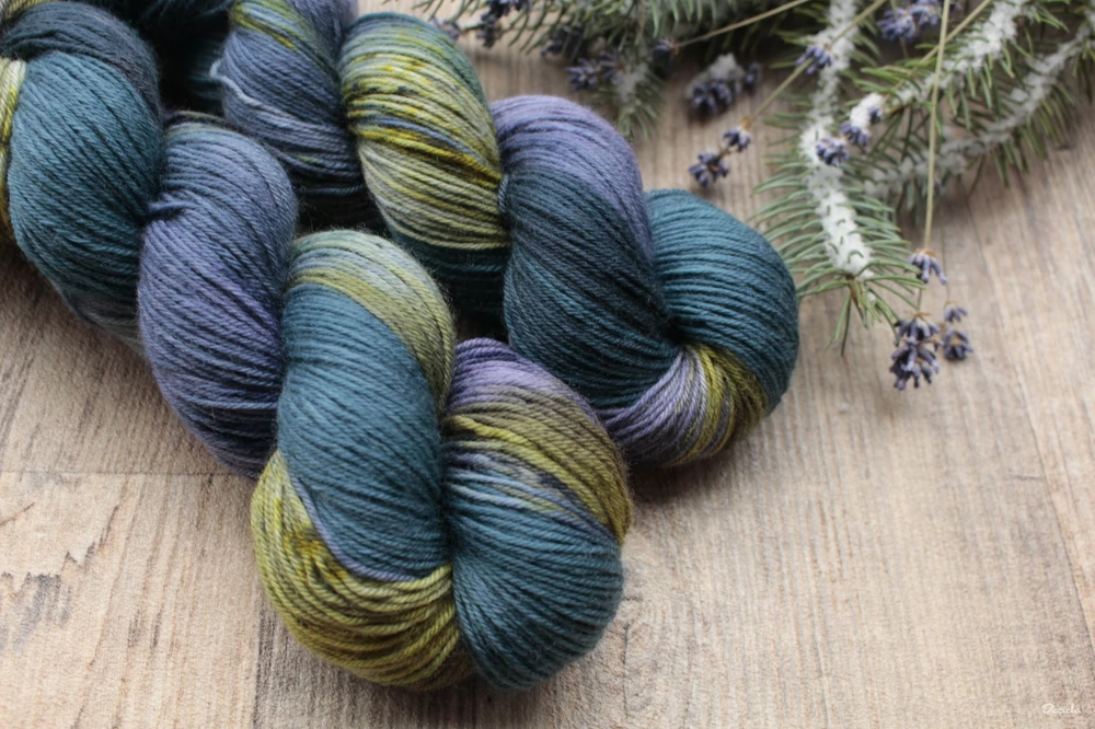 "Green needles" EXTRA Merino sw/polyamid 365m/100g