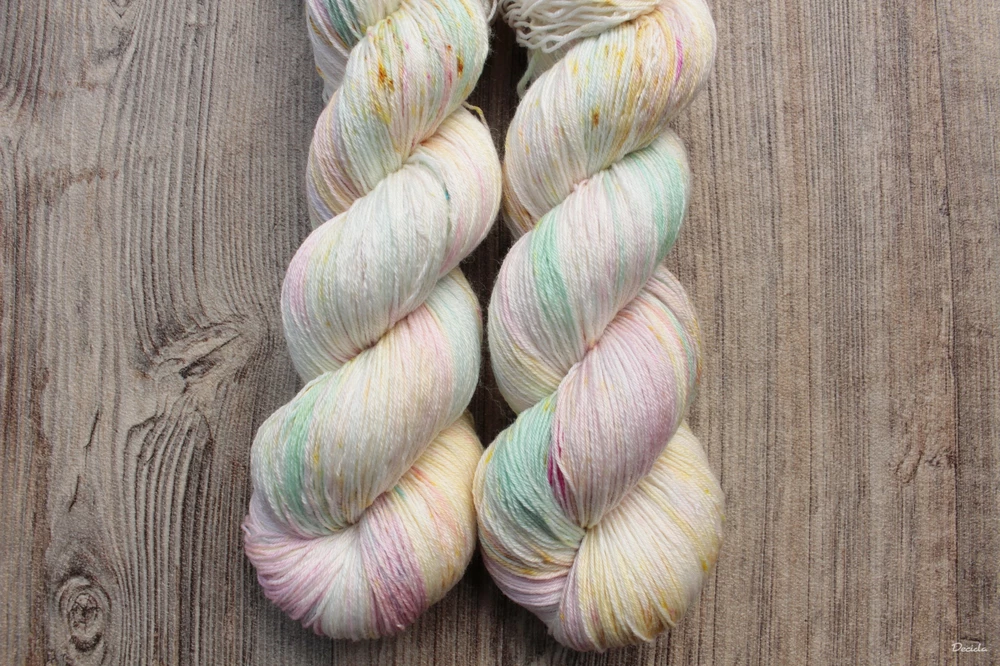 "Marshmallow" merino/hedvábí 2mm