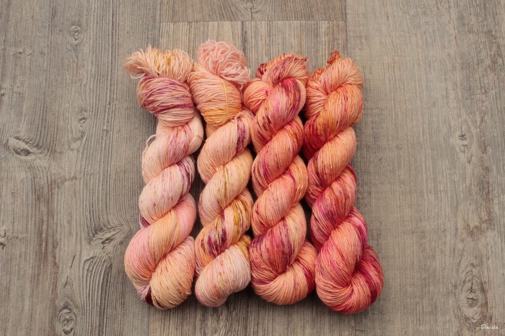 "Salmon Parley" -  extra MERINO se sw 3mm