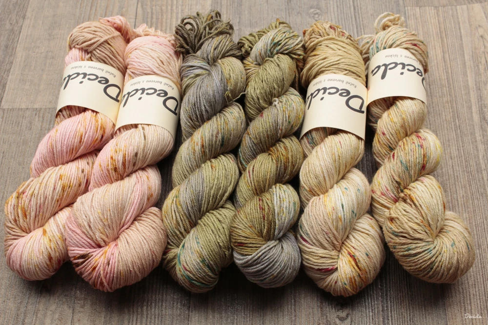 "Olives" Merino/hedvábí 4mm 