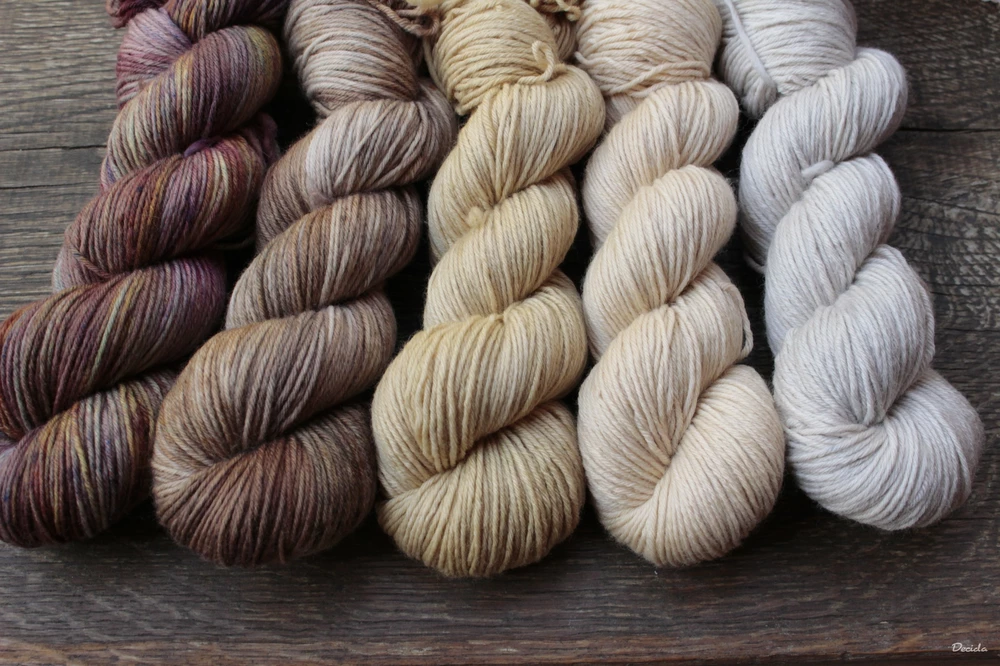 "Brown" - NOVINKA  Merino sw/polyamid 270m/100g