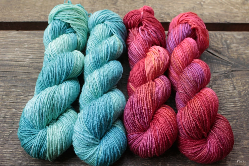 "Mint love" Merino/hedvábí 4mm 