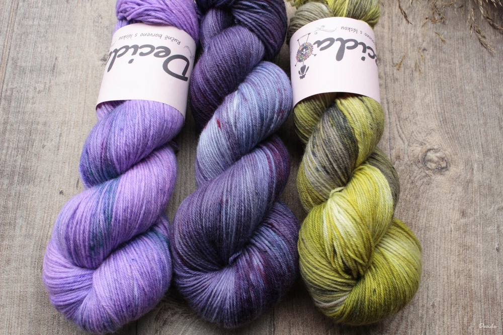 "Violet" - EXTRA Merino sw/polyamid 365m/100g