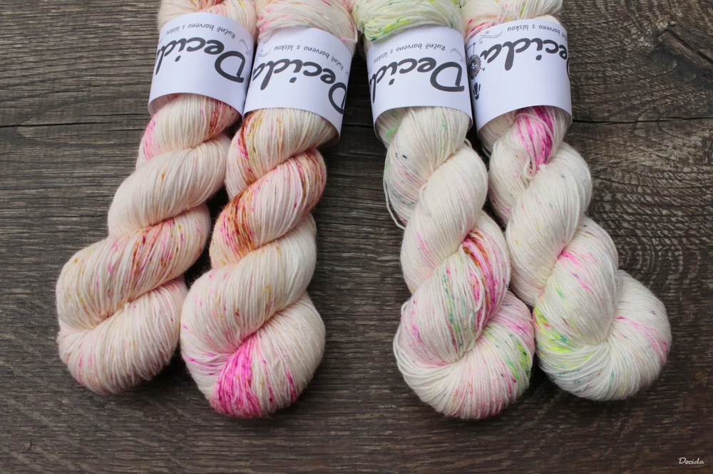 "Light Pinkí crazy" -  extra MERINO se sw 3mm