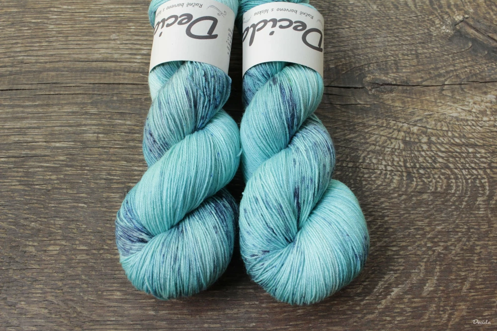 "Aqua" merino/hedvábí 2mm