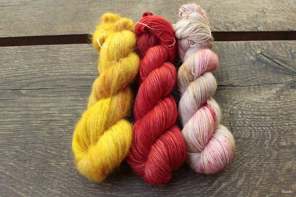 "Zlaté obilí" - 72%mohér/28%hedvábí 50g NOVINKA