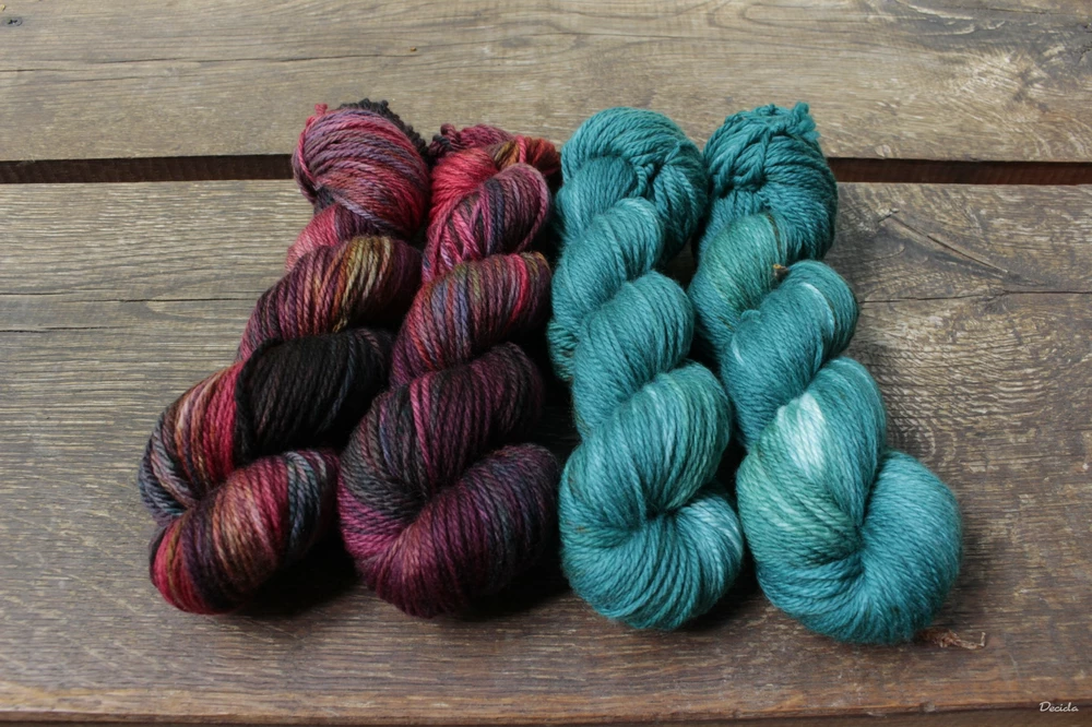 "Little Girl" - merino/kašmír/nylon ARAN 166m/100g