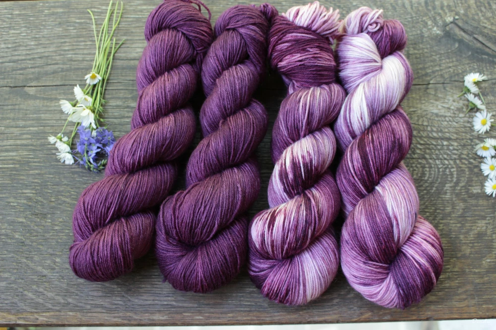 "Burgundy" - EXTRA Merino sw/polyamid 365m/100g