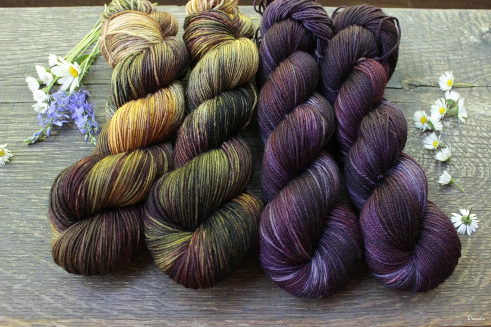 "Dark Burgund" - EXTRA Merino sw/polyamid 365m/100g