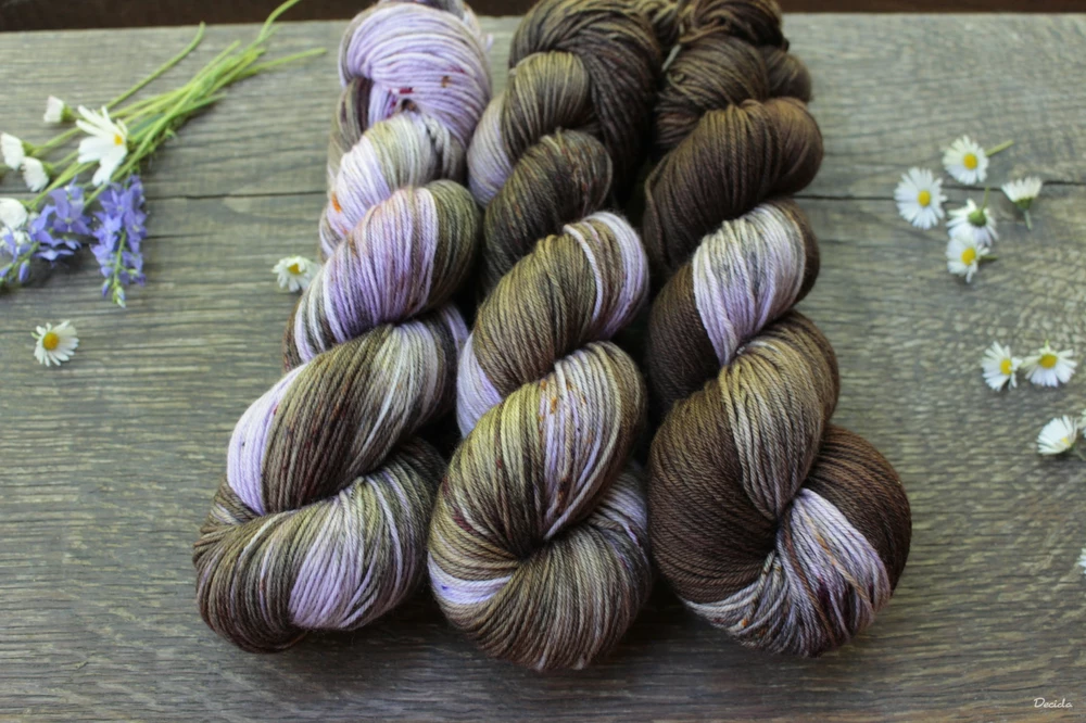 Fade set "Lavender brownies" 500g - EXTRA Merino sw/polyamid 365m/100g