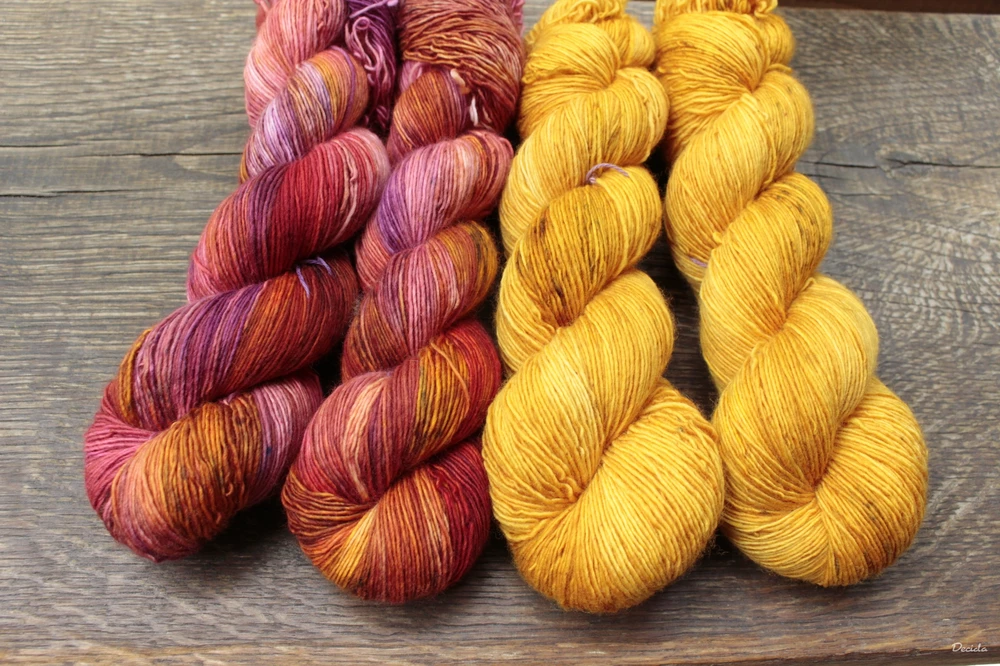 "Ohlivé léto" -  Single MERINO 366m