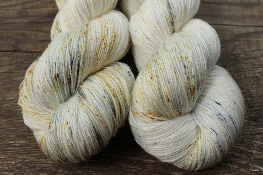 "Gold river" merino/hedvábí 2mm