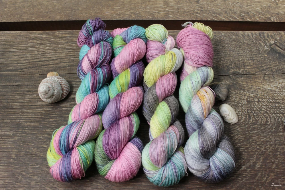"Pastelky" merino/hedvábí 2mm