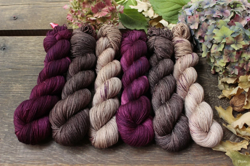 "Slow brown" - extra MERINO se sw 3mm
