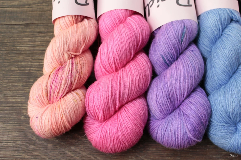 Set 4 - EXTRA Merino sw/polyamid 500g