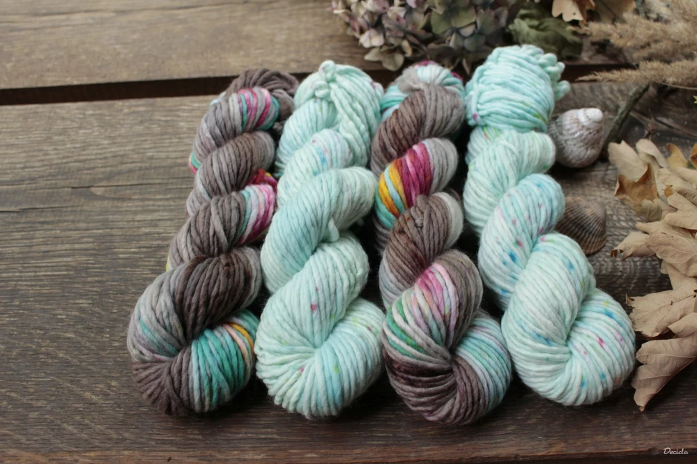 "Slow mint" extra MERINO/nylon se sw 70m