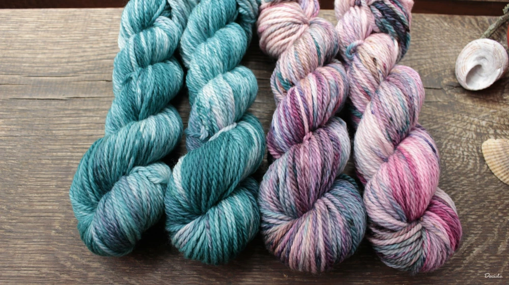 "Pink Manila" Chunky merino sw 100m/100g