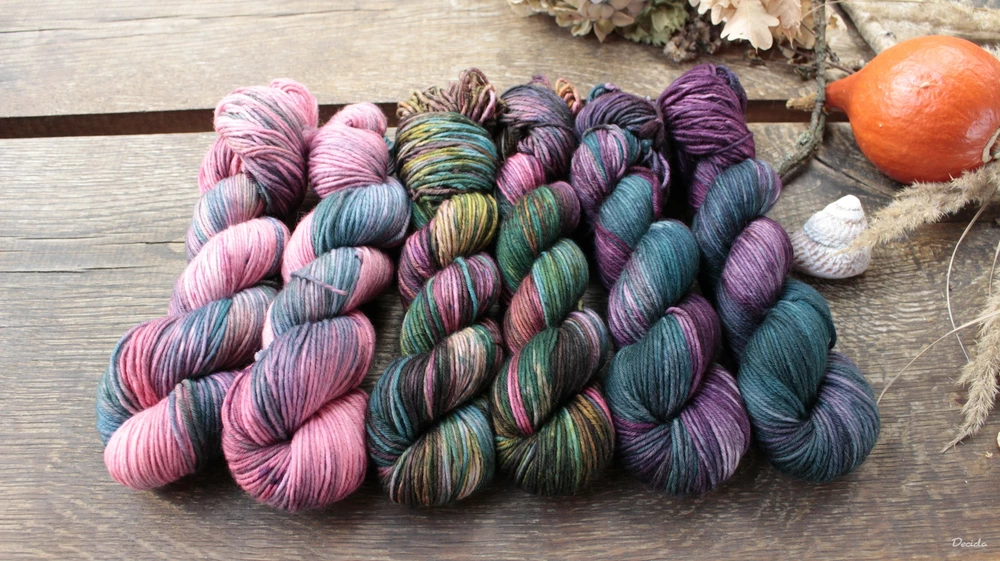 "Nymph 2" - Merino sw/polyamid 4,5mm