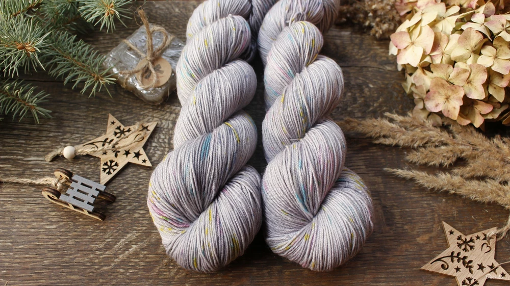 "Slow grey"-  merino sw 400m/100g