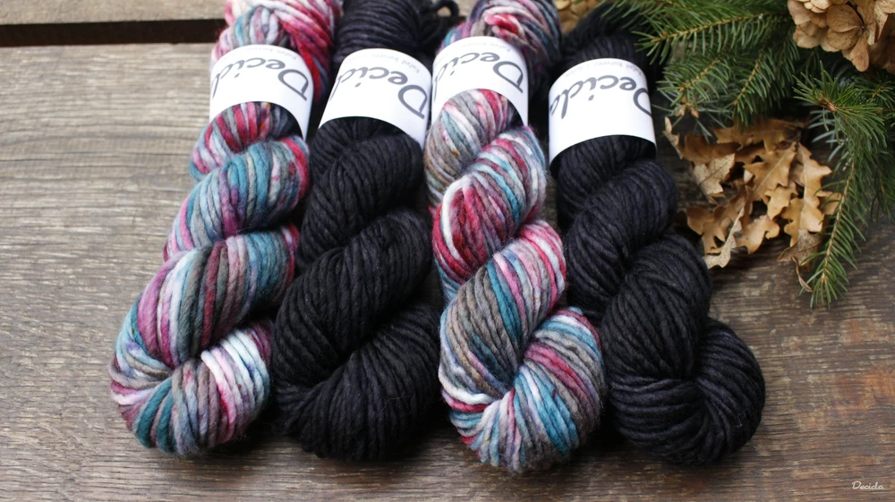 "Black anthracite" extra MERINO/nylon se sw 70m