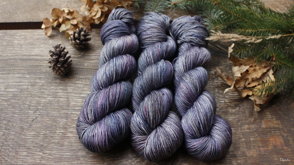 "Tajemná" merino/hedvábí 50/50 300m 