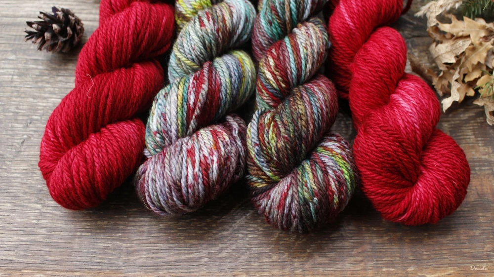 "Lesanka" Chunky merino sw 100m/100g
