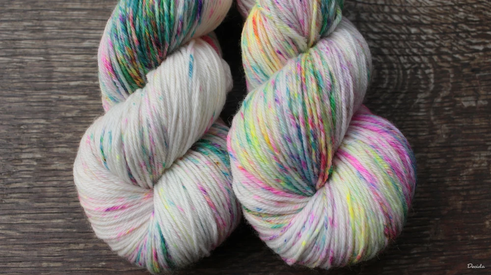 "Speckled Unicorn" - EXTRA Merino sw/polyamid 365m/100g
