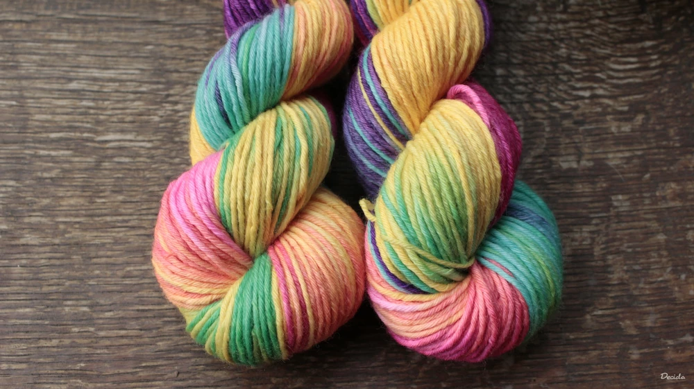 "Duha" - Merino sw/polyamid 4,5mm