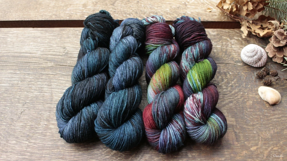 "Elysian" -  Merino sw/polyamid 270m/100g