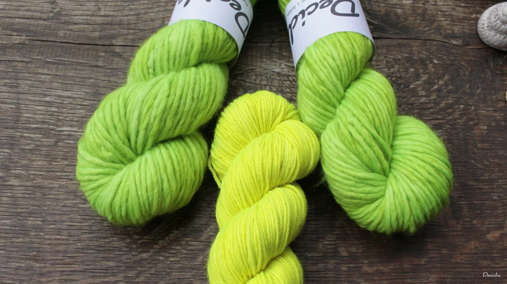 "Neon green" extra MERINO se sw 7mm
