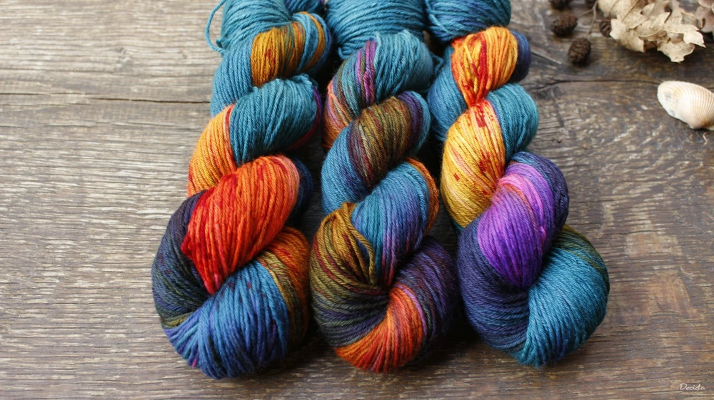 "Morgana" -  Merino sw/polyamid 270m/100g