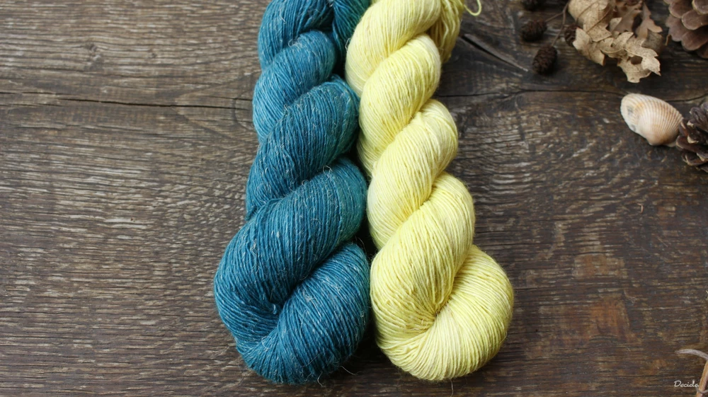"Teal" -  Single 90% Merino/10% Len 366m