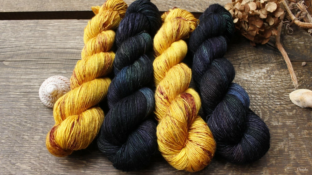 "Kukuřice" merino/hedvábí 70/30 400m jednonitka 