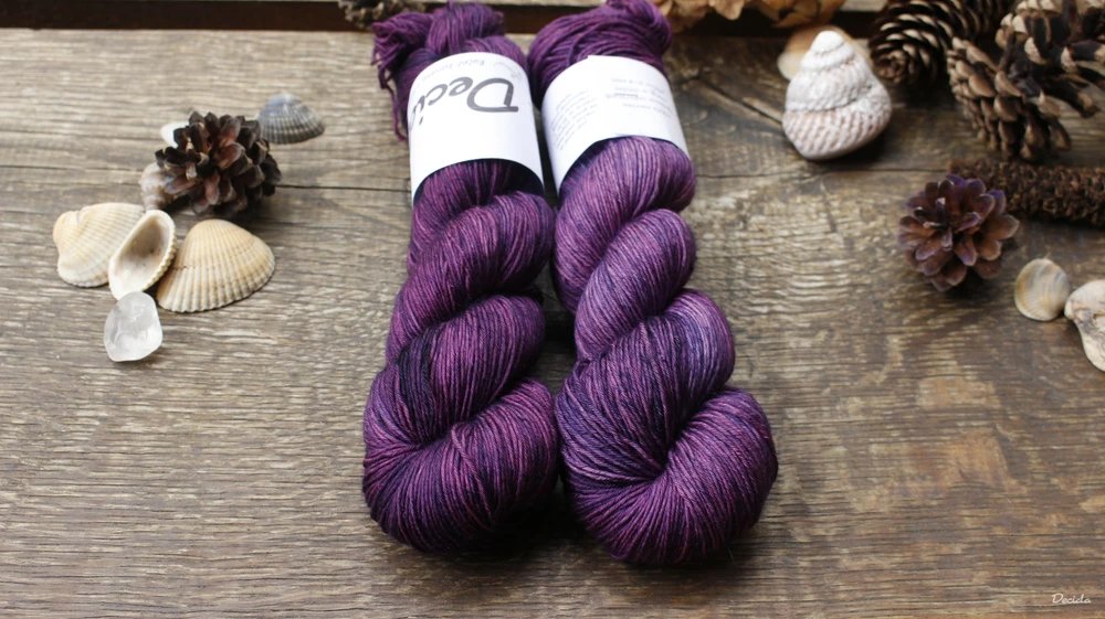 "Estrella morada" -  extra MERINO se sw 3mm