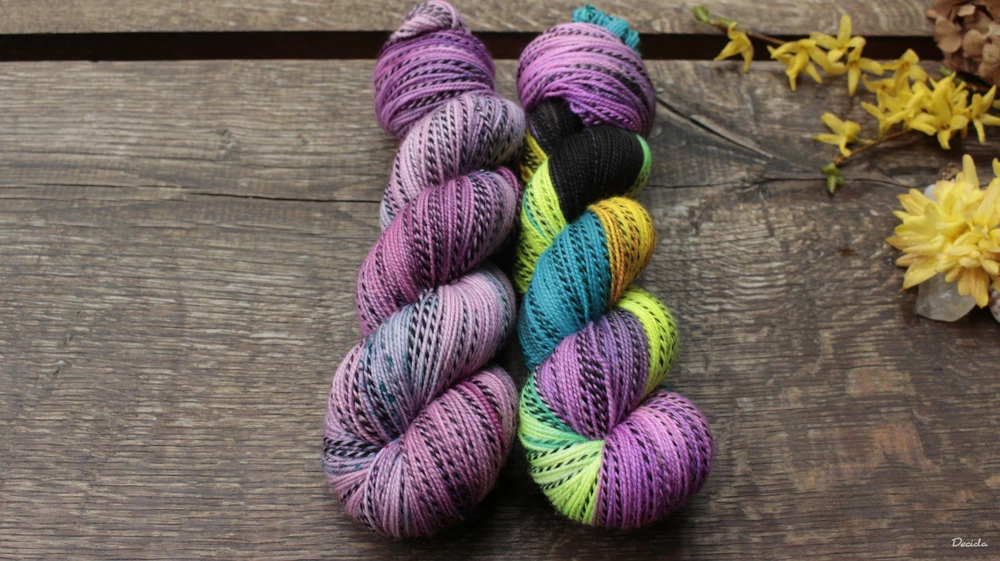 "Neon v noci" - ZEBRA Merino sw/nylon 365m/100g
