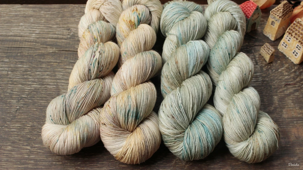 "Sand" merino/hedvábí 2mm
