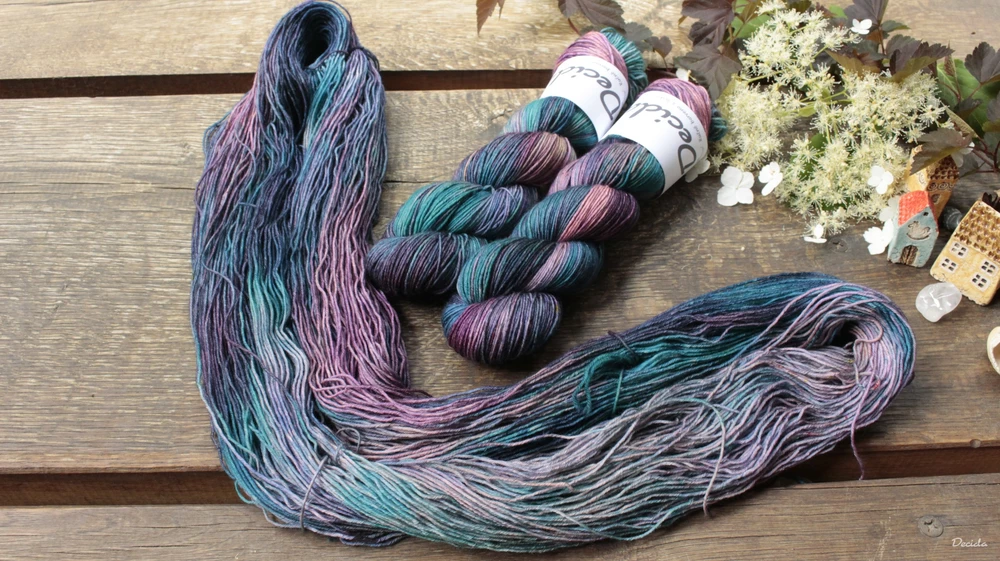 "Scandal"  Merino/hedvábí 80/20 360m