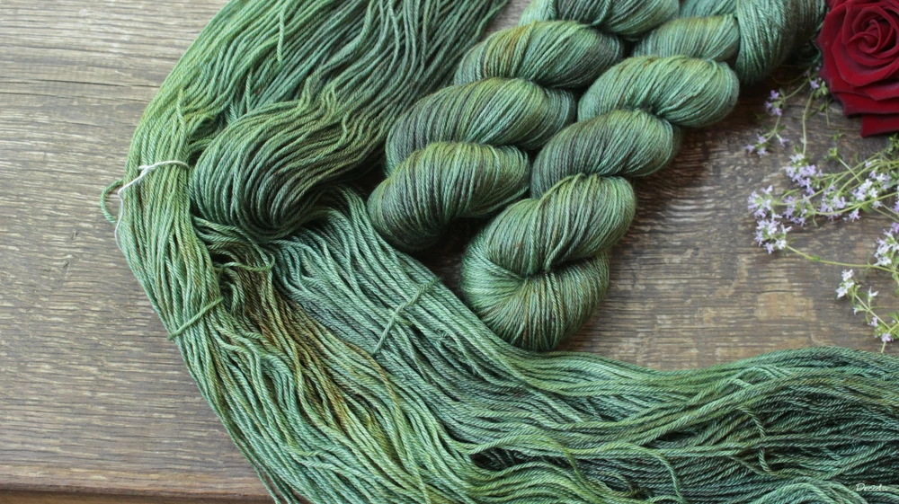 "Green spirit" merino/hedvábí 50/50 400m 