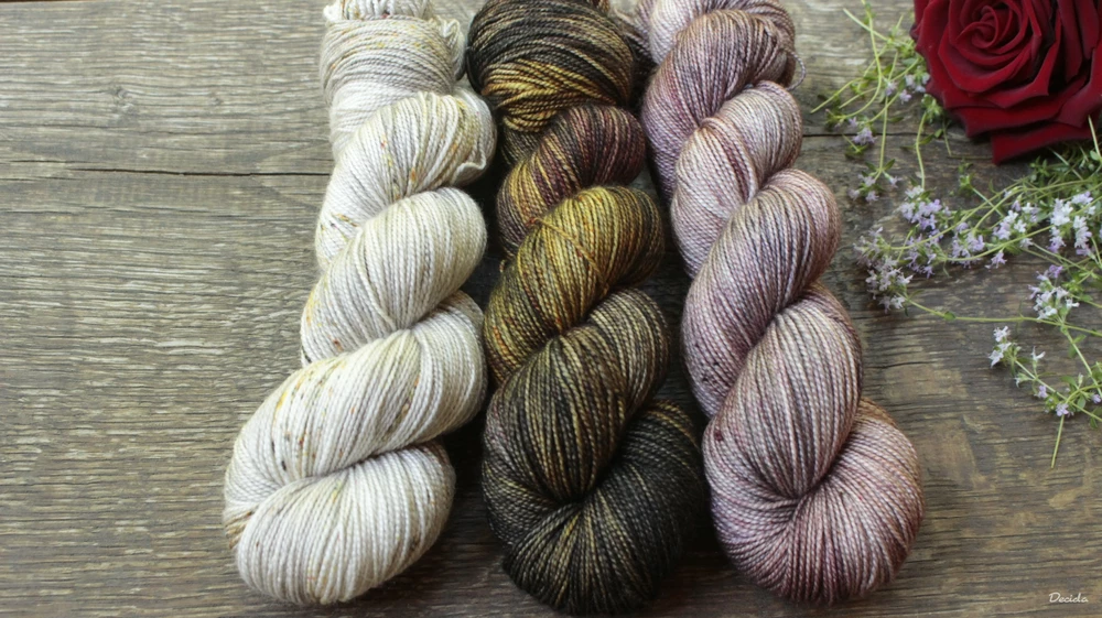 "Chestnut puree" merino/hedvábí 80/20 400m Twist
