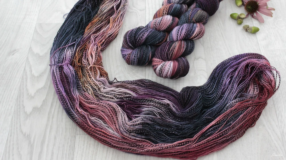 "Půlnoc" - ZEBRA Merino sw/nylon 365m/100g