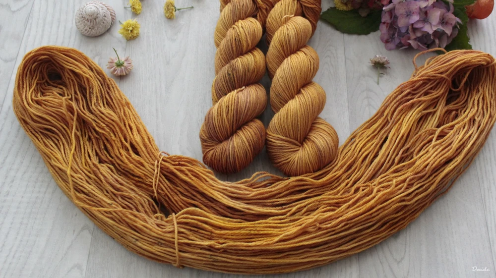 "Aztec gold" - extra MERINO se sw 4mm