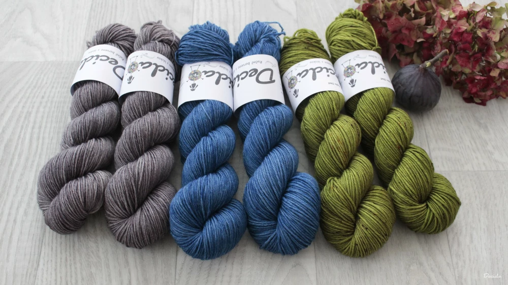 "Blue" - extra MERINO se sw 4mm