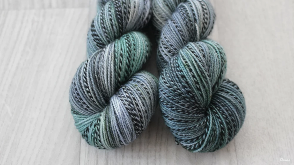 "Mint cocktail" - ZEBRA Merino sw/nylon 365m/100g