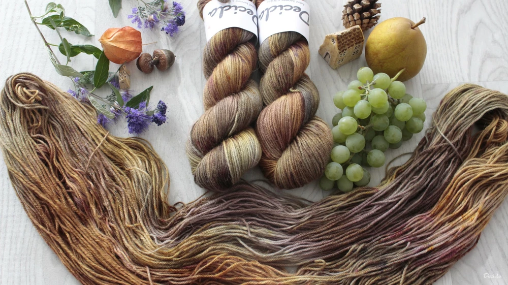 "Spadané listí"- 50% merino/50% alpaka 250m