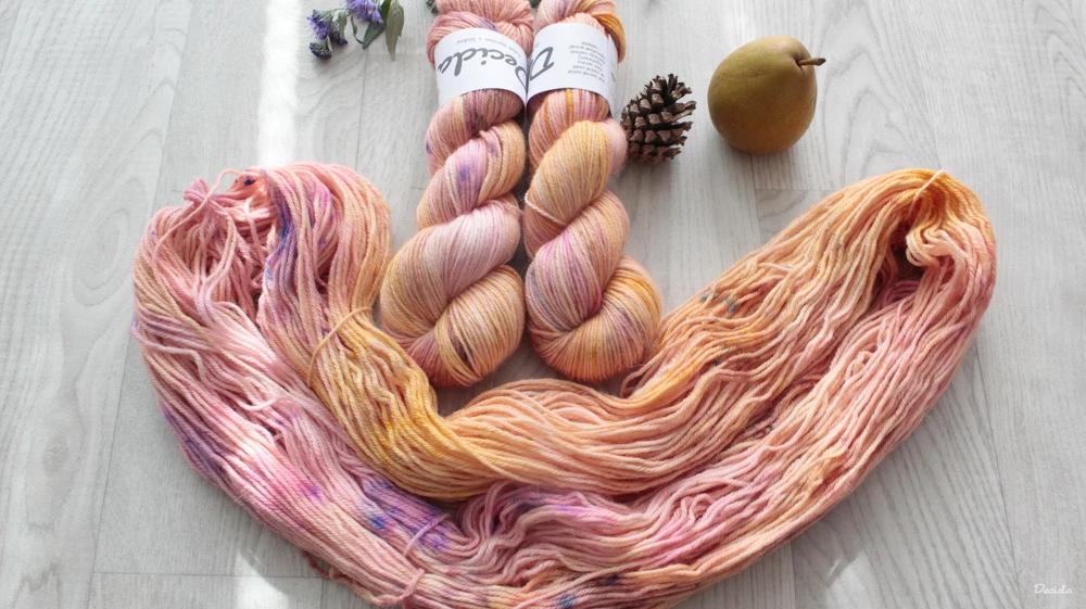 "Summer cocktail"- 50% merino/50% alpaka 250m