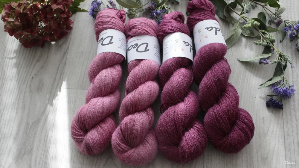 "Rose"- 50% merino/50% alpaka 500m