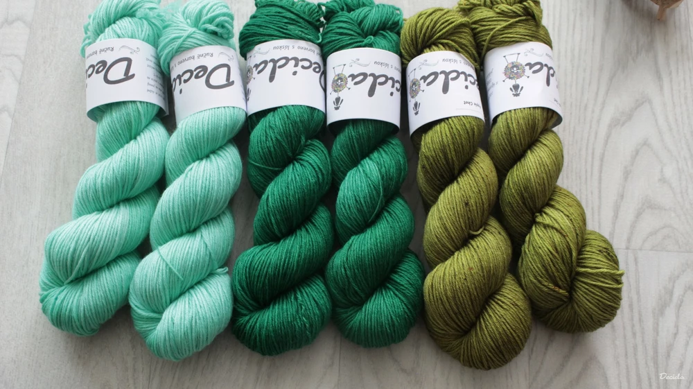 "Smaragdy" - extra MERINO se sw 4mm