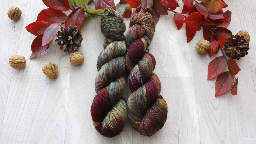 "Akabongi" - EXTRA Merino sw/polyamid 365m/100g