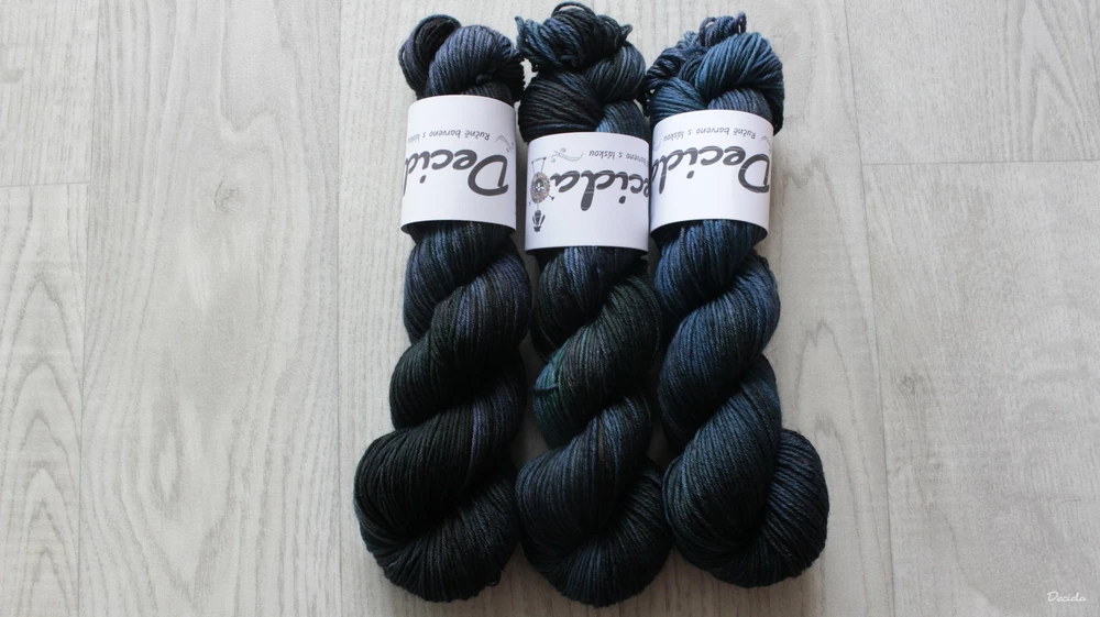 "Blue night" - extra MERINO se sw 4mm
